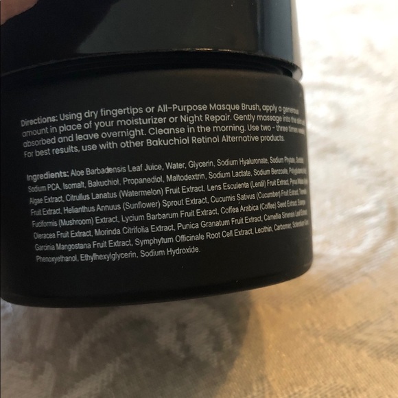 Bakuchiol Retinol Alternative Overnight Masque - Black - Picture 3 of 4